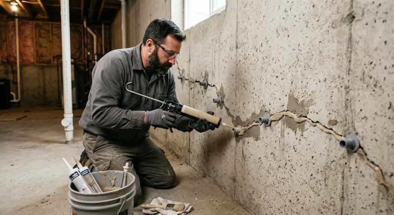 Basement Crack Repair in Tavares, FL