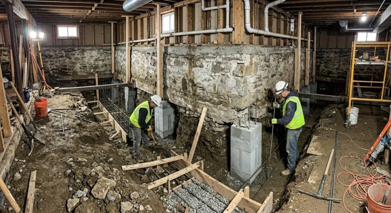 Basement Underpinning in Tavares, FL