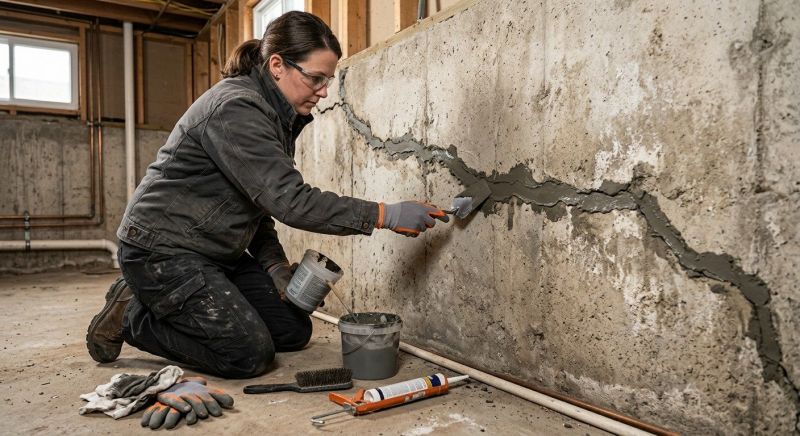 Cracked Basement Floor Repair in Tavares, FL