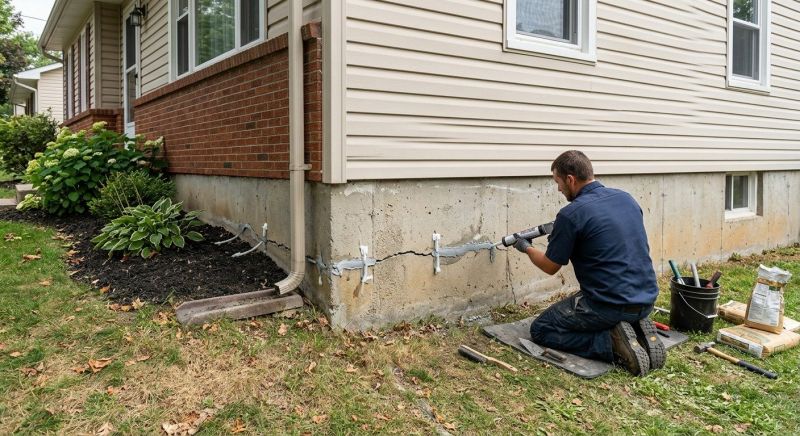 Cracked Foundation Repair in Wildwood, FL