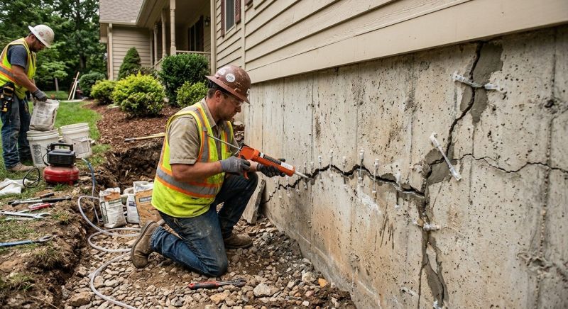Cracked Foundation Repair in Winter Garden, FL
