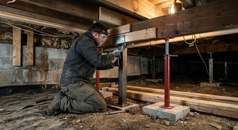 Crawlspace Structural Repair in Tavares, FL