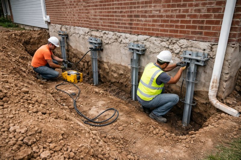 Helical Piers Installation in Tavares, FL