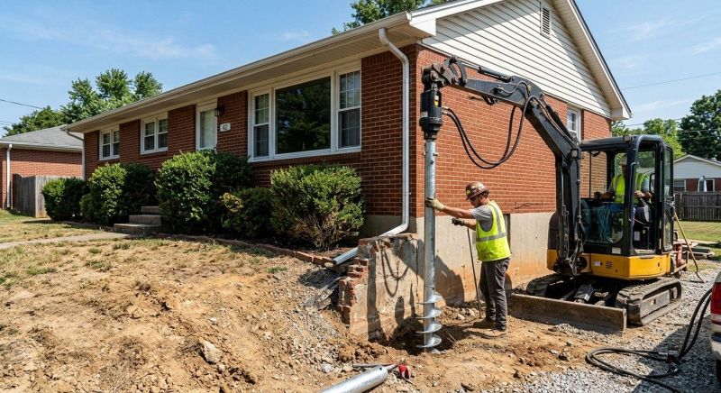 Helical Pile Installation in Tavares, FL