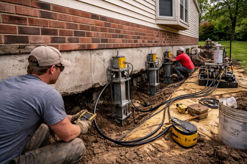 Settling Foundation Service in Groveland, FL