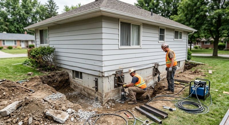 Sinking Foundation Repair in Leesburg, FL