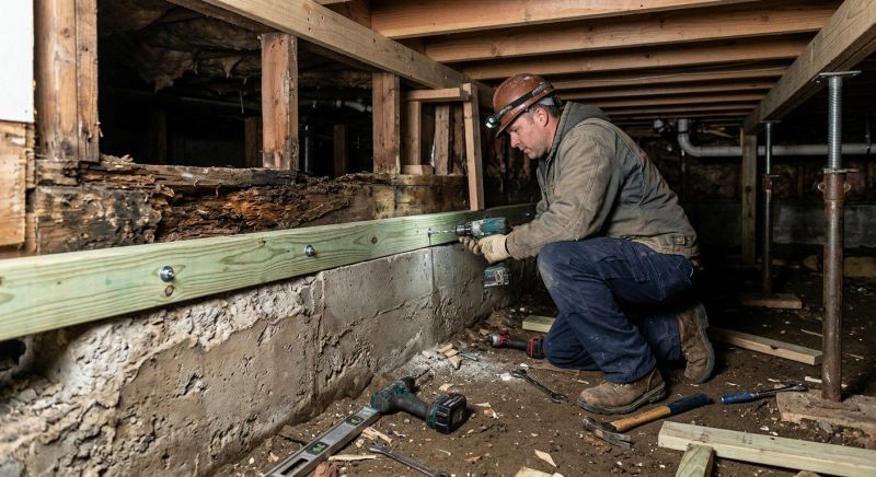 Sinking Foundation Repair in Mascotte, FL