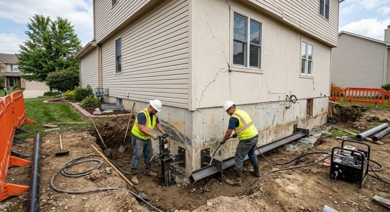 Sinking Foundation Repair in Mount Dora, FL