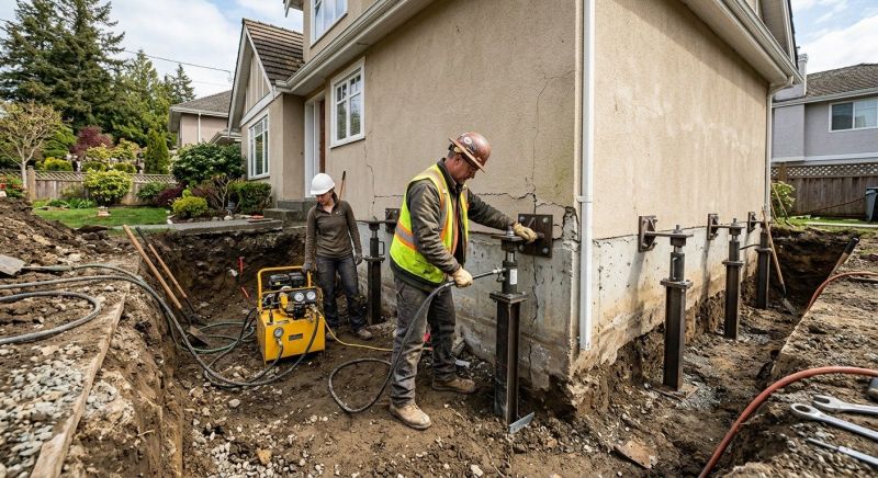 Sinking Foundation Repair in Umatilla, FL